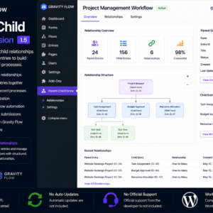Gravity Flow Parent-Child Forms Extension
